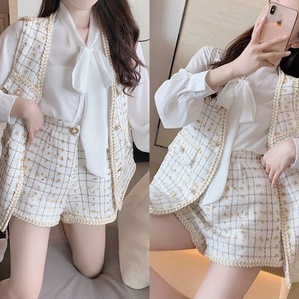 

oofkm 2020 early western new women's autumn style young high-end suit autumn suitgraceful new early socialite temperament fashion fried, Gray
