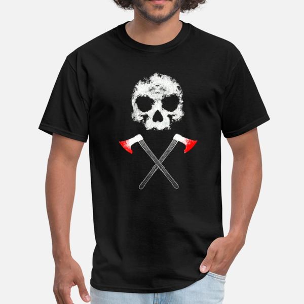 

skull - crossed bloody viking axes designers graphic t shirt street sportswear tracksuit hoodie sweatshirt