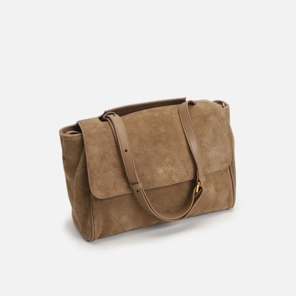 

cross body 2021 leather suede one shoulder messenger cowhide large capacity tote handbag