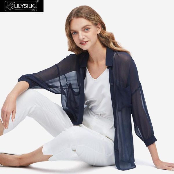 

lilysilk silk outerwear sun protection performance sheer women new, Tan;black