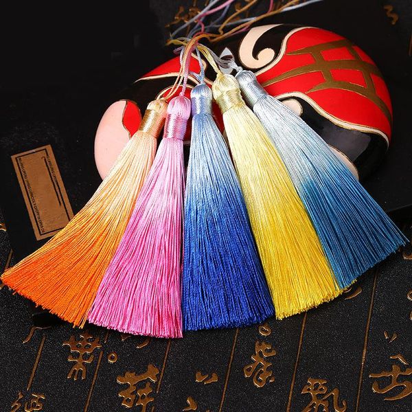 

2pcs fashion gradual small tassel diy pendant jewelry curtain garments decorative accessories car key bag pendant craft tassels h wmtsqi