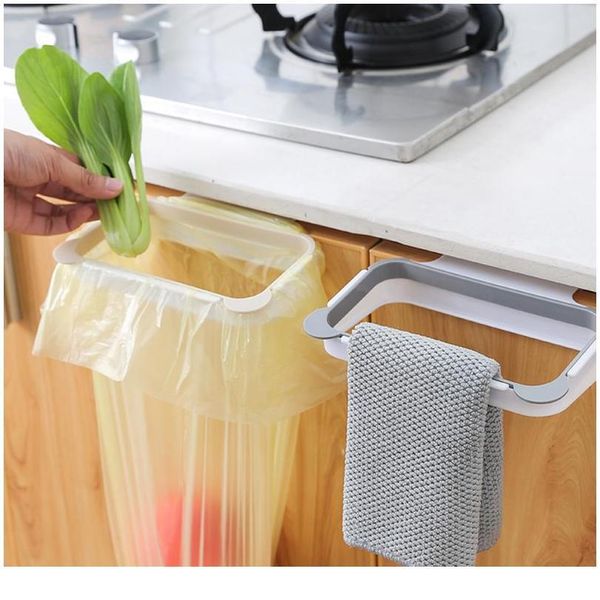 

garbage bag holder hanging trash bag kitchen cupboard stand trash storage rack cabinet portable gadgets tools drop bbyswy