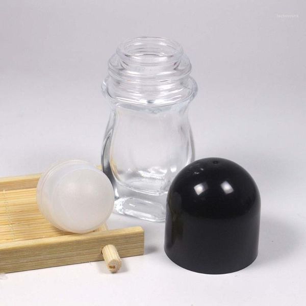 

in stock sales30ml clear glass roll on bottle perfume bottle essential oil1