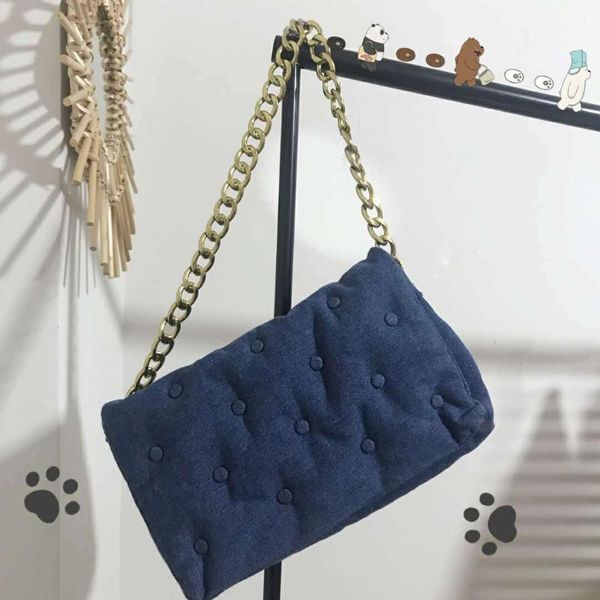 

cowboy shoulder bag for 2020 autumn and winter new women's fashion underarm satchels casual crossbody bags chain handbags clutch