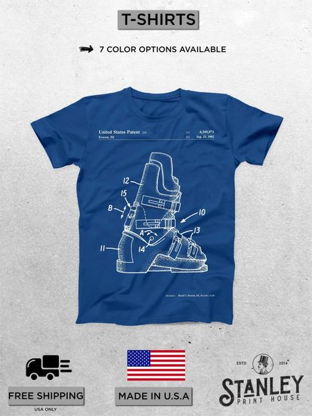 

ski boot patent ski boot blueprint patent print skiing snow ski winter sports skier gifts p268 sport hooded sweatshirt hoodie t shirt
