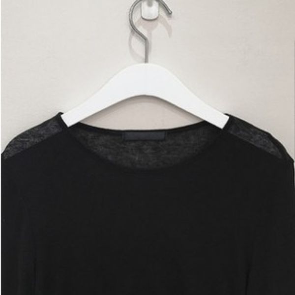 

эластичные новые сексуальная 2019 длинный рукав пальто t- верхняя t-рубашка женщин и тонкая шея дна рубашки простого и тонкий микро прозрачн, White