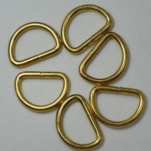 

20pcs vintage metal d ring buckles garment clothes diy needlework luggage sewing handmade bag purse manual silver bronze jllvik