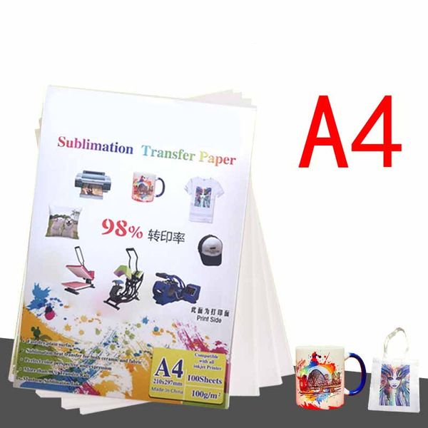

a4 sublimation ink transfer paper sublimation blanks transfer paper compatible for mug tshirt diy bag free