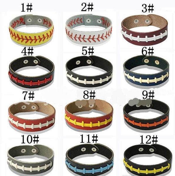 

red factoryk9xkactual bracelet sport bracelet- ,yellow softball with seams stitching leather baseball