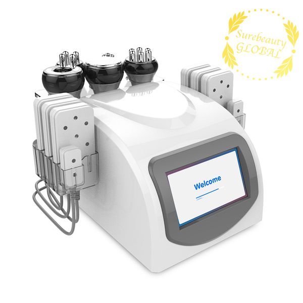 

ultrasound vacuum suction laser weightloss machine body slimming cavitation rf weight reduction llltlaser anti-aging lymphatic drainage spa