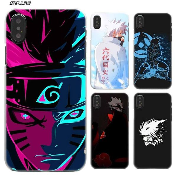 

naruto mobile phone shell rigid transparent pc kakashi def 12 mini xs max xr x 10 7 8 6 6s plus 5s se 5