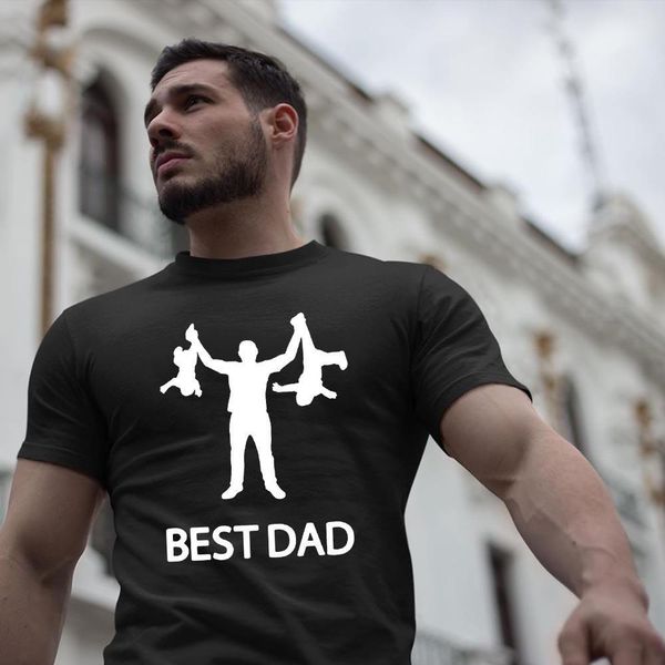 

dad print graphic men's tees harajuku streetwear short sleeve o-neck funny t-shirt father gift man summer cool clothing new, White;black
