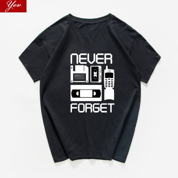 

novelty old school never forget funny summer graphic hip hop hipster men's streetwear harajuku hooded sweatshirt hoodie men t shirt