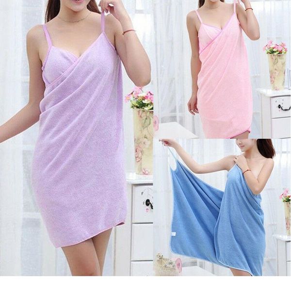 

2019 new home textile towel women robes bath wearable towel dress womens lady fast drying beach spa magical nightwear wmtxyg