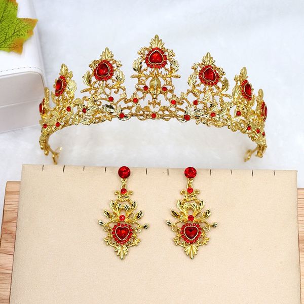 

ibridal корона и головной убор красный, Silver