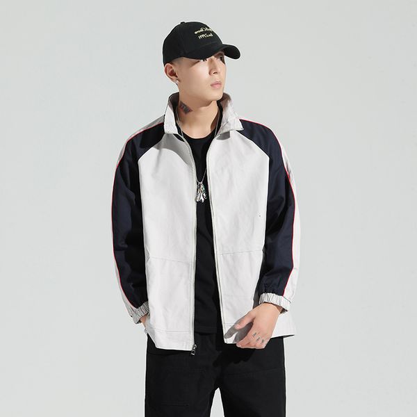 

mens fashion jackets & coats men's windbreaker bomber 2020 autumn men black casual streetwear student jacket s-3xl