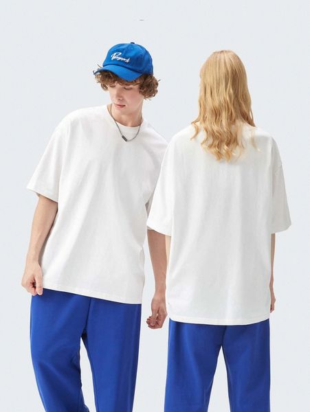 

men drop shoulder solid tee w0wa#, White;black