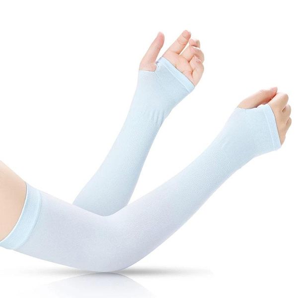 

outdoor arm sleeves warmers summer sports uv protection cycling running fishing climbing driving arm cover warmers sleeves, Black;gray