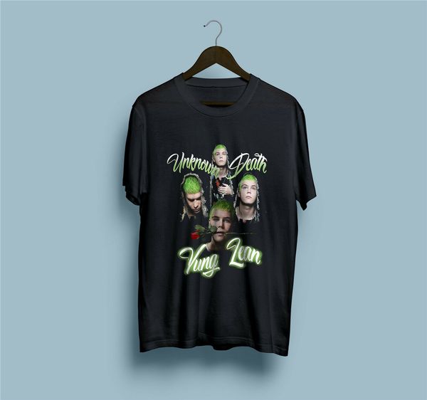 

yung lean рэпер неизвестный death t-shirt размер s-2xl мужской сыпучие fit майка спортивная с капюшоном толстовка толстовка