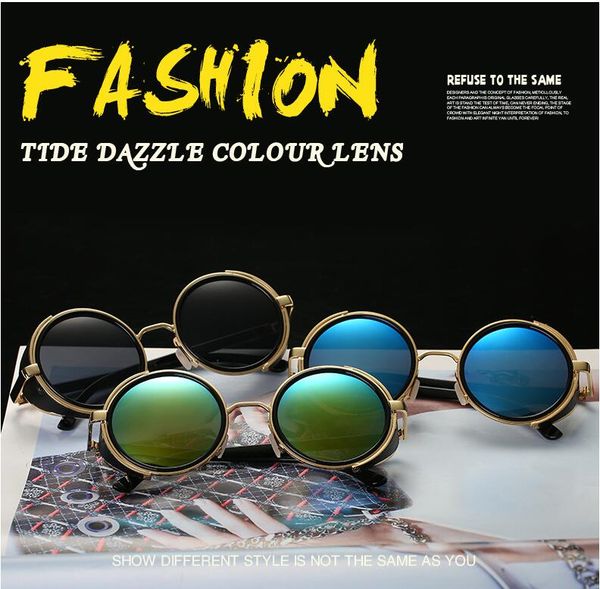 

5018 womens sunglasses men sun glasses women sunglasses fashion style protects eyes gafas de sol lunettes de soleil, White;black