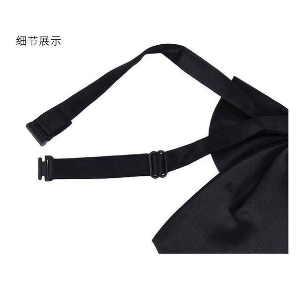 

bow tie for women high school girl student cosplay uniform formal suit accessories cravat butterfly knot stri qylalf, Black;gray