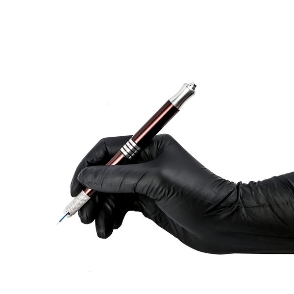 

art factory supply safety protection microblading disposable tattoo salon black nitrile gloves