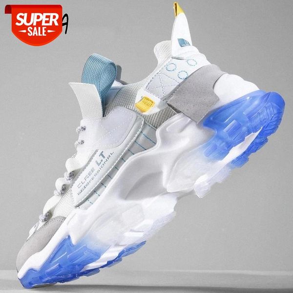 

brand men's casual shoes mesh men's sneakers moccasins summer breathable outdoor non-slip lace-up running shoes tenis #yl6a