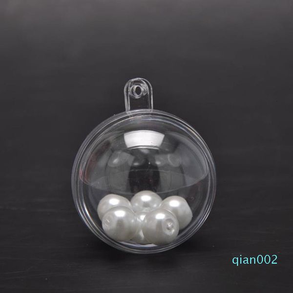 

factoryylgqbox plastic opening factorye37880mm candy gift transparent clear fillable ball baubles decor wedding christmas tree deco