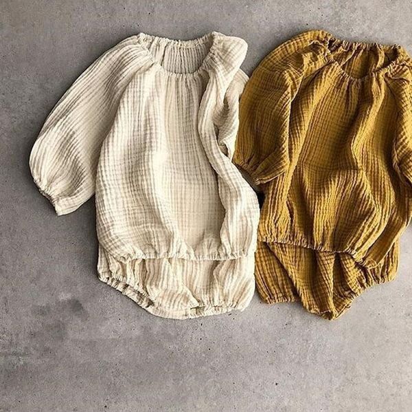 Set di abbigliamento 1-4 anni Neonate maschietti 2021 Primavera Estate Abiti per bambini Vestiti per bambini Giappone Corea