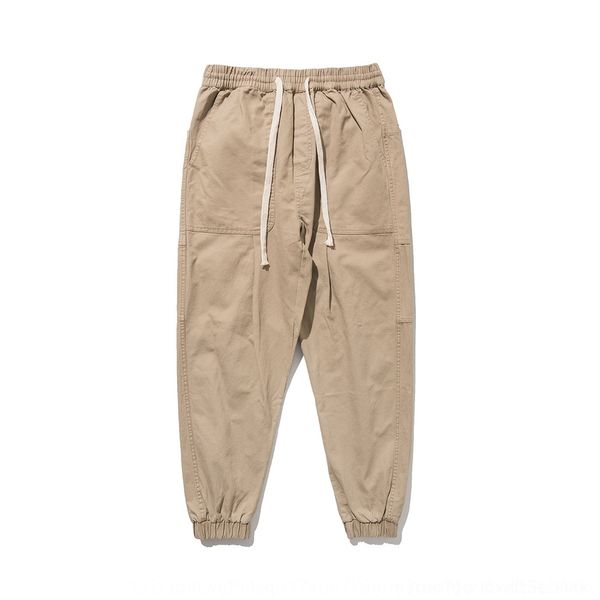 

cvljm мужской модной одежды осень новый 2020 случайных брюки простого сплошного цвета сыпучие спортивный корсет харун случайные штаны 4jhlm, Blue