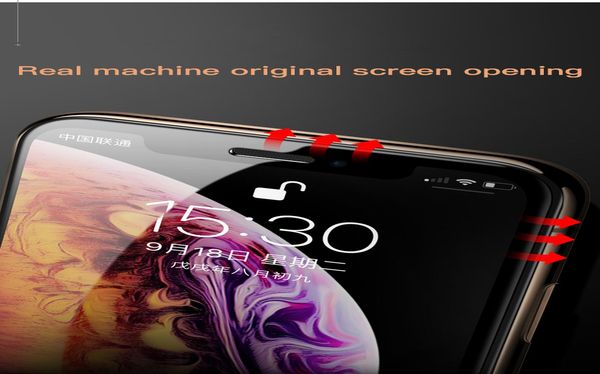 

прозрачный hd протектор закаленное стекло пленка для iphone 11 pro max xsmax xr xs x 8 7 6 6s plus full cover sqczyv cases2010