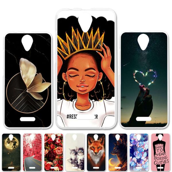 

rfbgtaoyunxi wiko harry tpu soft cover, wiko harry silicone cover, 5.0 inch diy color painting soft coverzasw