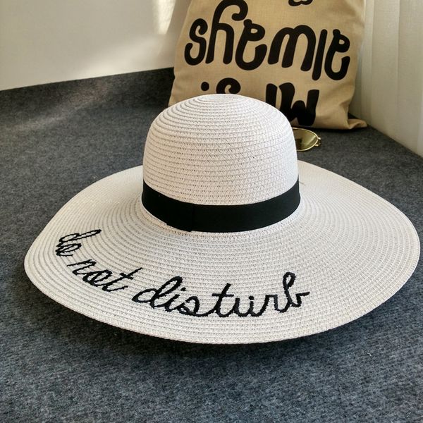 

2020 do not disturb summer women sun hat ladies wide brim straw hats outdoor foldable beach panama hats hat, Blue;gray