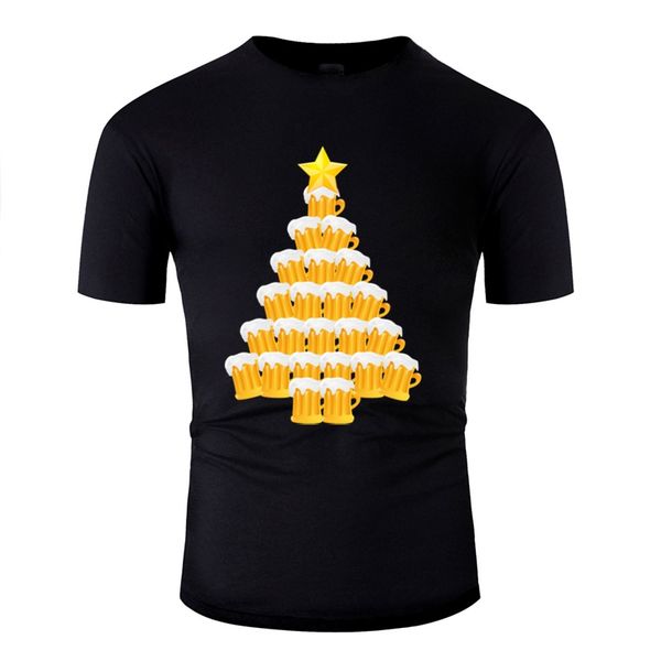 

personality beer christmas tree tshirt outfit novelty tshirts basic solid short sleeve tee shirt hiphop sport hooded sweatshirt hoodie