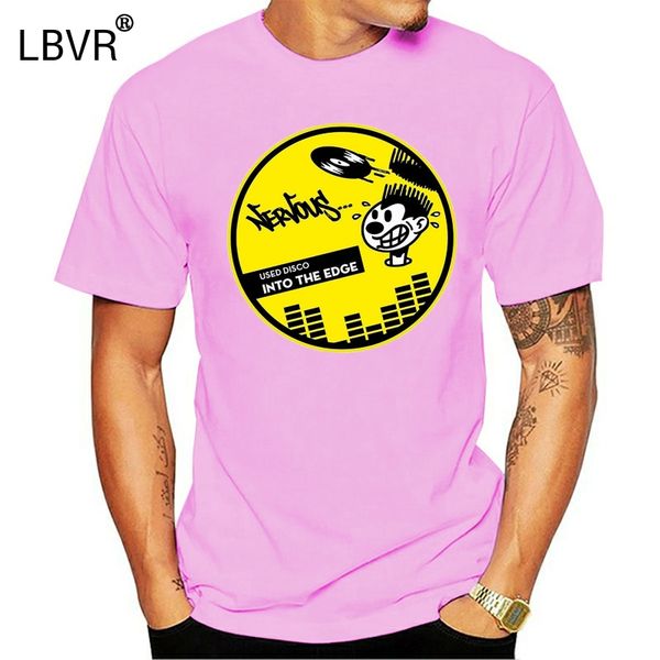 

vintage delicious vinyl logo nervous records t-shirt size s m l xl 2xl breathable tee shirt sport hooded sweatshirt hoodie