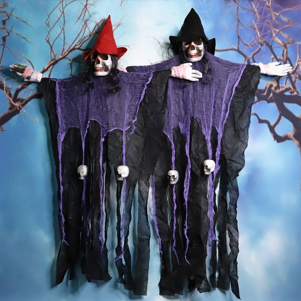 

gn7rc halloween simulation ornament accessoriesbar accessoriesfoam skull door curtain pendant house escape chamber bar ornament haunted pend