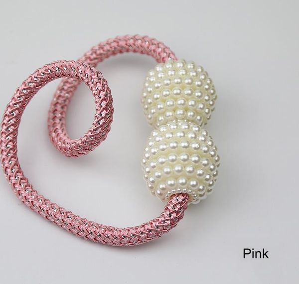 

colours magnetic sheer curtains strap buckle bind curtain holder pearl beads tiebacks tie backs clips simple home dec bbygus bde_luck