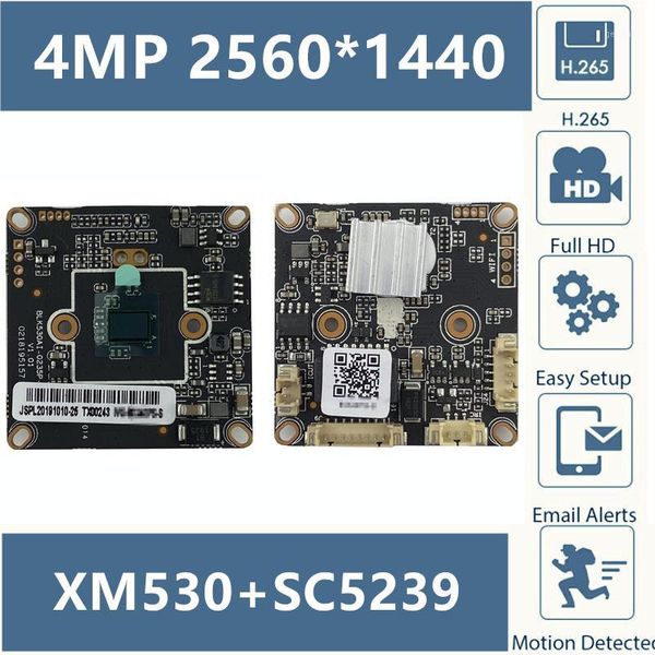

4mp 3mp 2560*1440 ip camera module board xm530+sc5239 h.265 38*38 cmos onvif cms xmeye p2p cloud surveillance1