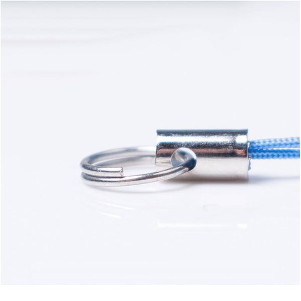 

100pcs/lot thread cord bag key ring diy bags toys phone hanger clips key holder keychain diy keyfob diy keychain acc sqcdhh