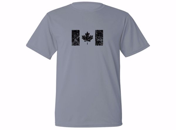 

2019 canadian canada flag retro distressed print sweat proof gray new t-shirt sport hooded sweatshirt hoodie