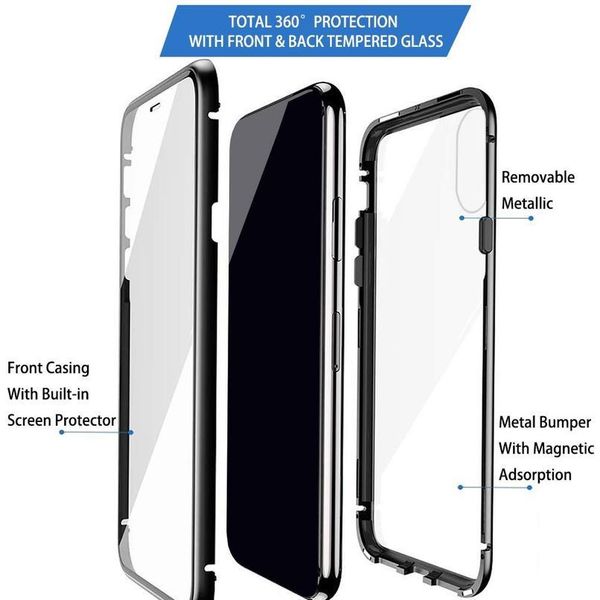 

magnetic case for samsung galaxy m30s 2019 double side tempered glass cover on the for samsung a50 a30 a70 a20 a50 jlleom
