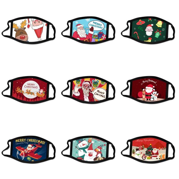 

trendy mouth mask mascherine prints folding earloop dust proof anti droplet splash prect respirators half face mask#818, Black