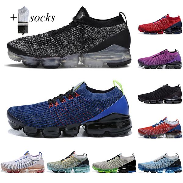 

3.0 running shoes for men women triple black white deep royal volt light blue oreo jogging outdoor mens trainers sport sneakers, White;red