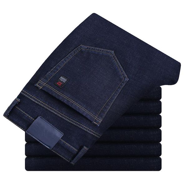 

men's jeans mens men homme jean vaqueros hombre classic black denim pants slim stretch plus size trousers jogger business male, Blue