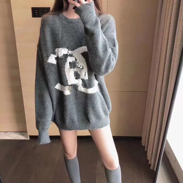 

women's sweaters 2020 autumn winter women's wool sweater female women chic female loose women's jumper pull, White;black