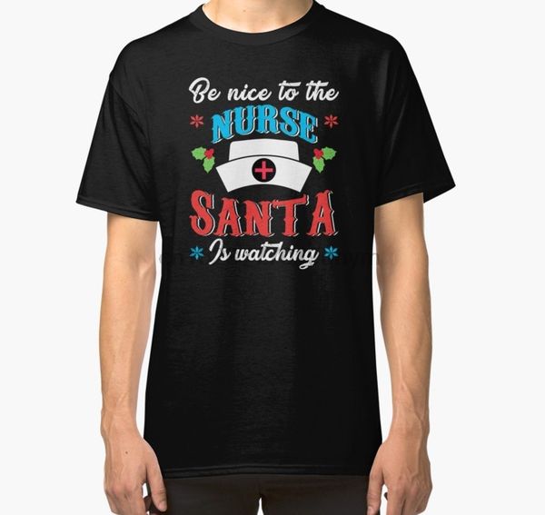 

men tshirt be nice to the nurse funny nursing christmas gift t shirt classic t shirt printed t shirt tees sport hooded sweatshirt hoodie