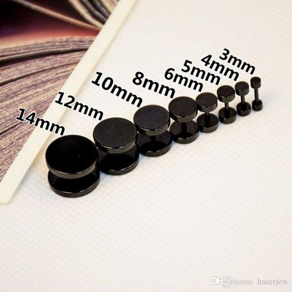 

punk gothic stud earrings fashion brand earrings ear buckle stud earring, Golden;silver