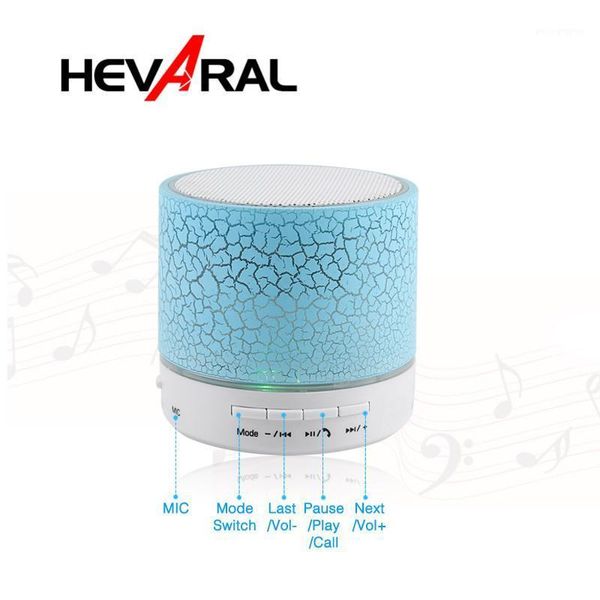 

led bluetooth mini stereo portable wireless speaker tf card usb audio music player for mobile smart phone pc speakers1