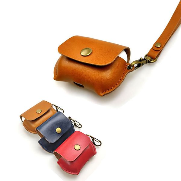 

airpods pro 3 generation leather case soft leather protective case wireless bluetooth headset protective case strong durable