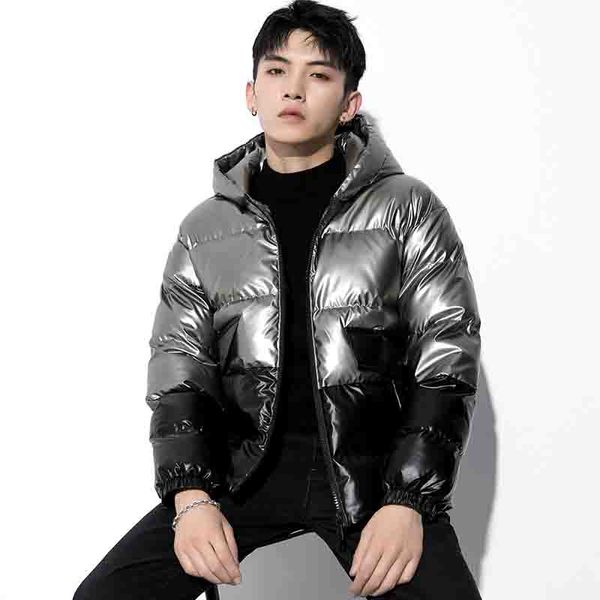 

men cotton coat mens thick warm hooded jackets fashion mens casual winter coats zipper windbreaker size m-8xl, Black